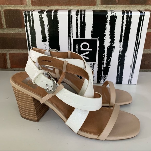 DV by Dolce Vita Shoes - DV By Dolce Vita Womens Kelso Synthetic Strappy block Heel sandals US 8.5 M